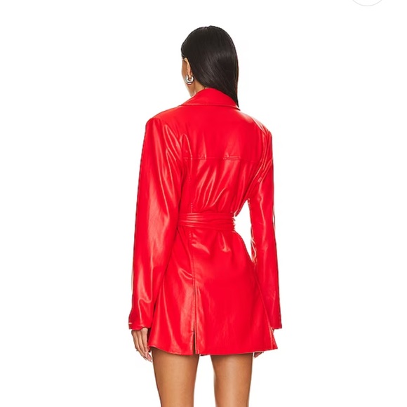 🌹NEW🌹 For Love And Lemons Paisley Jacket in Red - Picture 4 of 4